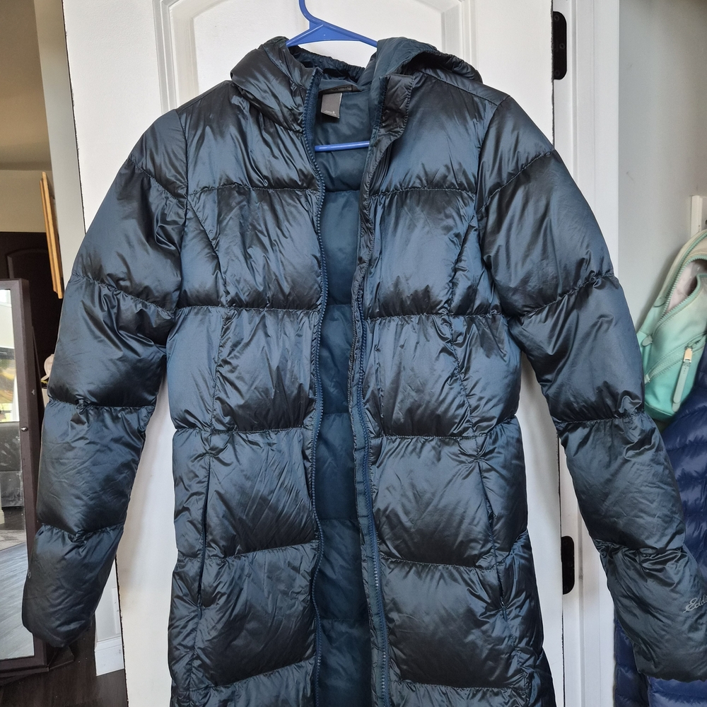 Eddie Bauer Deep Blue Down Jacket Size S